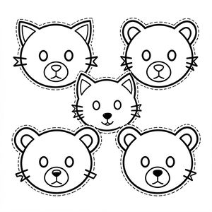 Szablony masek do druku