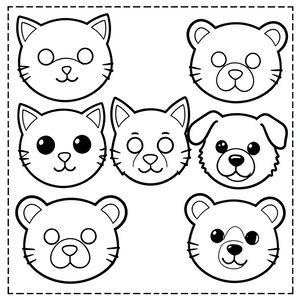 Szablony masek do druku