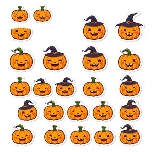 Arkusz naklejek 'mała dynia'