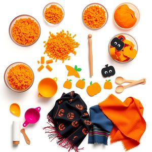 Zestaw materiałów — flat lay