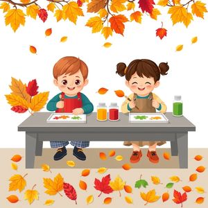 Okładka zajęć — Jesienne liście