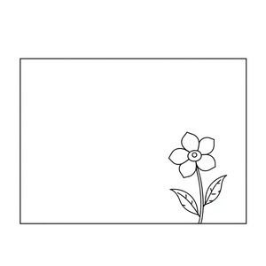 Szablon kartki A5 (linie zgięcia)