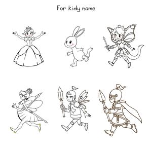 Kolorowanki: postacie