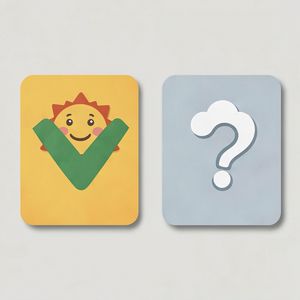 Tabliczki wyboru: symbol Prawda i symbol Inaczej