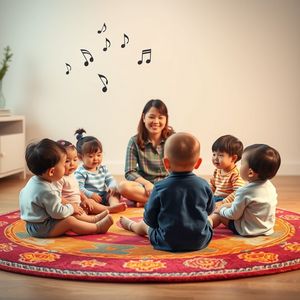 Chwila wyciszenia — krąg na dywanie