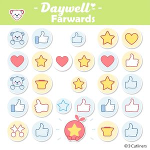 Naklejki pożegnalne — wzory do druku