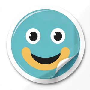 Naklejka Uśmiech — projekt dużej naklejki