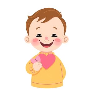 Ilustracja Dziecka — pacynka