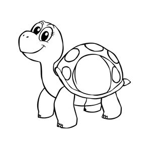 Kolorowanka żółw