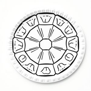 Szablon skorupy z talerzyka (do wydruku)