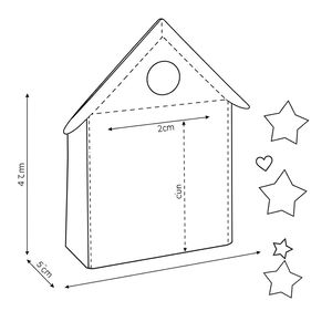 Szablon kartonowego stojaka