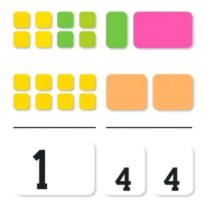 Karty cue: kolory i liczby (do laminowania)