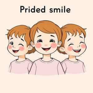 Grafika: Rodzaje uśmiechu (lustro)