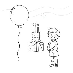 Strona kolorowanki — proste kontury dla 3–4 latków