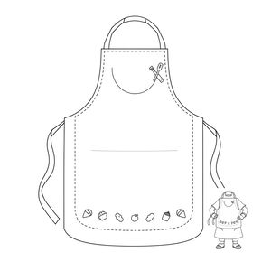 Fartuszek — szablon do wydruku