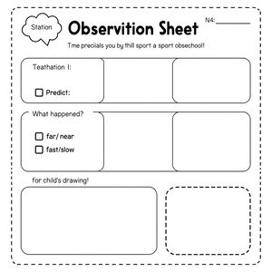 Arkusz obserwacji — porównuj i rysuj