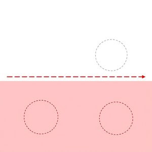 Szablon kartki A4 — dwie poziome strefy