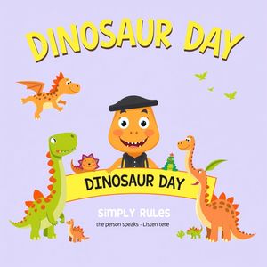 Plakat powitalny 'Dzień Dinozaura'