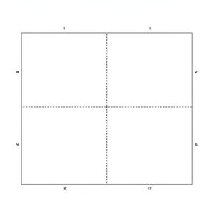 Szablon mini-książeczki A4 (złożona)