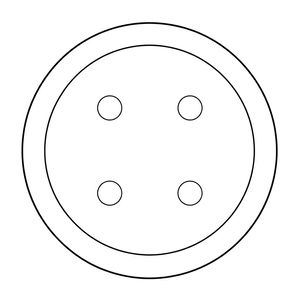Szablon talerzyka i miejsca na krople (Template)
