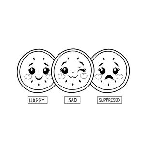 Kolorowanka „Arbuzowe emocje”