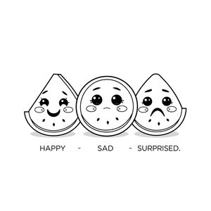 Kolorowanka „Arbuzowe emocje”