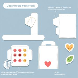 Szablon: Zabawny telefon z kartonu — do złożenia