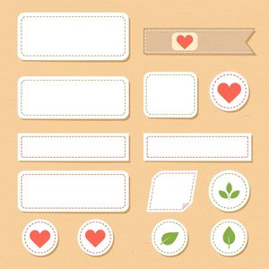 Szablon: Ekologiczna apteczka — etykiety i naklejki