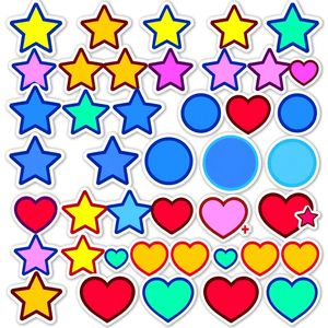 Arkusz naklejek piankowych i brokatowych (drukowalny)