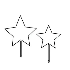 Szablon gwiazdki (pusty)
