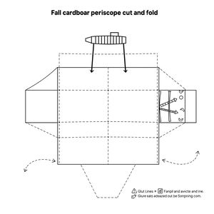 Szablon: Peryskop do wycięcia i złożenia