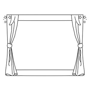 Szablon kartonowej ramki do wycięcia (A4)