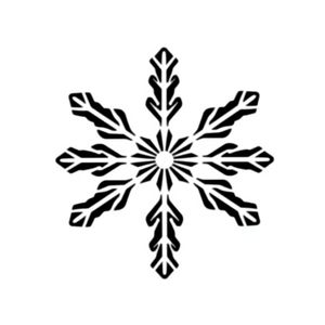 Obrazek płatka śniegu — ilustracja do pokazania