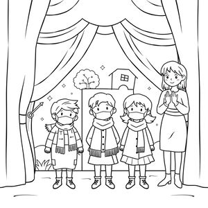 Kolorowanka — scena teatralna