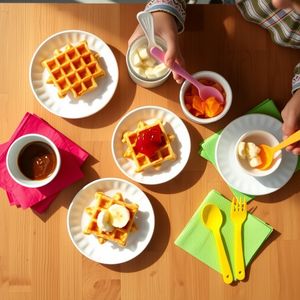 Stacja smakowania — talerz z dodatkami