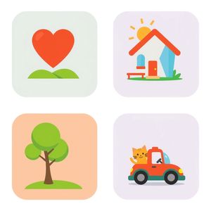 Proste okładki i naklejki — wzory do wyboru