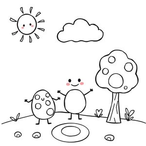 Kolorowanka: Kropka i przyjaciele