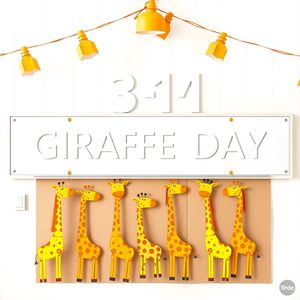 Baner wystawy: Dzień Żyrafy