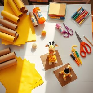 Fotomockup stanowiska pracy — materiały przygotowane