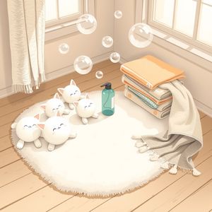 Cichy kącik sensoryczny — ilustracja sceny