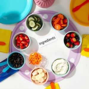 Rozłożone składniki na stanowisku