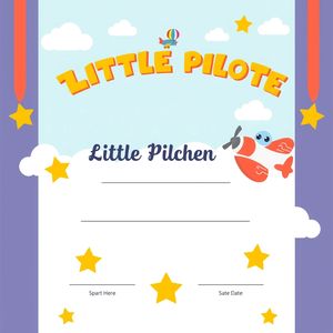 Dyplom 'Mały Pilot'