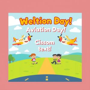 Plakat powitalny "Dzień Lotnictwa!"