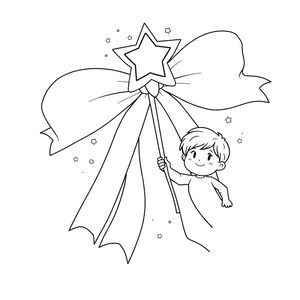 Kolorowanka — Wstążka taneczna