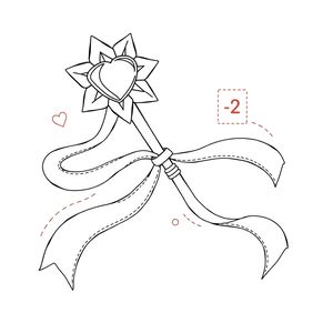 Kolorowanka — Wstążka taneczna