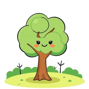 Duże drzewo — plakat powitalny