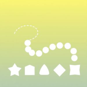 Szablon koralików i sznurka do druku