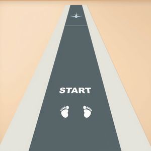 Pas startowy — naklejka/taśma na podłogę