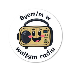 Naklejka/pieczątka: 'Byłem/Byłam w małym radiu'