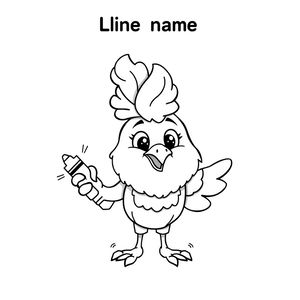 Kolorowanka — Piórko